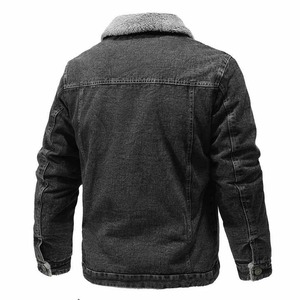 2024 New Fashion Wholesale Plain Men Denim Jackets Wholesale <b>Top</b> Quality Jeans Jackets for Online Sale - Product Image 3