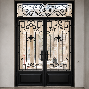 Asegure la entrada a su hogar de lujo con hermosas puertas de hierro personalizadas, elegantes puertas metálicas y puertas de acero residenciales de alta resistencia. - Product Image 4