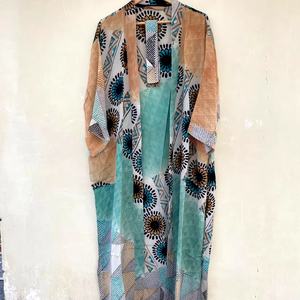 Festival Clothing Silk Kimono Robe <b>Vintage</b> Kimono Pure Silk Kimono Robe - Product Image 1