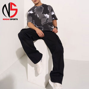 Camiseta Personalizada de Alta Calidad, 220 g/m², 100% Algodón, Transpirable, Estilo Vintage, Hombros Caídos, Cuello Redondo, Manga Corta - Product Image 4