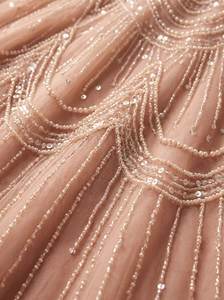 Robe de soirée formelle sans manches, ornée de perles et de paillettes, avec fente latérale sexy, sur mesure OEM, vente en gros directe du fabricant - Product Image 3