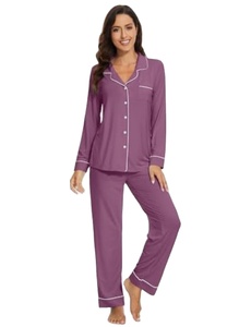 Camisón de satén para mujer, ropa de dormir, pijama, bolsillos sin fricción, retiene la humedad de la piel, reduce las tallas de caída de pelo, camisón - Product Image 6