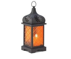 Black Finished Stylish Decorative Unique Metal & Glass Candle Lantern Classic Design Candle Holder Lantern For Home Decoration - Product Image 1