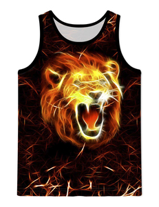 Camiseta sin mangas de sublimación para hombre, ultraligera, con control de humedad, chaleco deportivo para entrenamiento, correr y ejercicios de fitness - Product Image 5