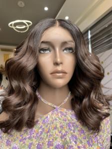 Perruque Lace Front en Cheveux Humains Vierges Remy à Cuticules Alignées pour Femmes Noires, Personnalisable, Colorée, Densité 180% - Product Image 5