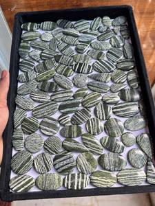 Venta al por Mayor de Cabujones de Ágata Verde Natural, Piedras Sueltas de Grado AAA, Mezcla de Formas y Tamaños para la Fabricación de Joyas - Product Image 6