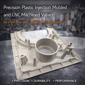 Válvulas de Precisión Moldeadas por Inyección de Plástico y Mecanizadas por CNC con Color y Logotipo Personalizados para Equipos Hidráulicos y Neumáticos - Servicio OEM - Product Image 2