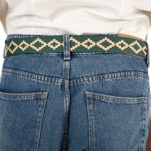 Ceinture Polo en Cuir Véritable Personnalisée, Ceinture Tressée Faite Main avec Logo Personnalisé, Ceintures Polo Souples en Cuir Véritable, Sacs et Étuis OEM LPB-0089 - Product Image 4