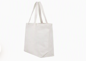 COTTON FIELD Custom Printed Logo Large HANDLE Gusseted Cotton <b>Canvas</b> <b>Tote</b> Bag Embroidered Personalized <b>Canvas</b> Shopping Bag - Product Image 4