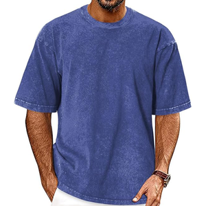 Camiseta Personalizada para Hombre, 300g, Algodón, Calidad de Lujo, Cuello Redondo, Hombros Caídos, Estilo Urbano, Oversize, Transpirable - Product Image 4