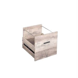 Scrivania Moderna Grigia in Truciolato Laminato Triamine con 3 Cassetti, 110x50x95cm, per Ufficio Domestico - Product Image 4