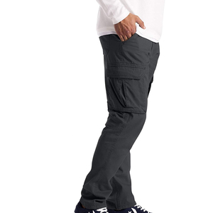Pantalones de Trabajo de Lona Azul Marino para Hombre FIy Humble con Cierre de Cordón y Múltiples Bolsillos (Otoño) - Product Image 3
