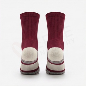 Men's Crew <b>Socks</b> Solid <b>Color</b> Knitted Breathable Cotton Polyester Spandex Autumn Daily Wear Regular Style - Product Image 2