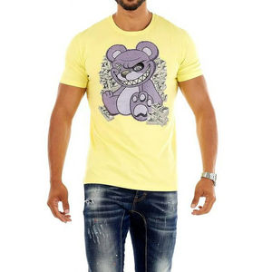 T-shirts personnalisés en toile respirante de haute qualité avec strass et perles thermocollantes, logo personnalisé pour hommes - Product Image 1