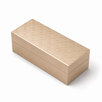 Boîte cadeau de luxe personnalisée pour parfum de champagne, emballage rigide avec insert en velours pour flacon de parfum ou cosmétique
