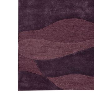 Tapis en laine fait main en Inde, touffeté, doux au toucher et de couleur unie, de forme rectangulaire, pour la décoration des sols. - Product Image 2