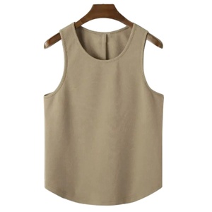 Débardeurs de sport et de musculation de haute qualité pour hommes, vente en gros, séchage rapide, respirants, col rond, décontractés, côtelés - Product Image 1