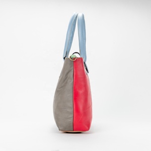 WESTAL Sac à main vintage en cuir véritable pour femmes, fourre-tout patchwork, sacs à bandoulière pour femmes - Product Image 4