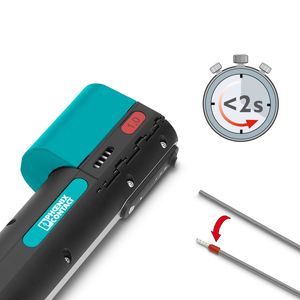 Dispositivo Automático de Crimpado y Desforre CF CRIMPHANDY 1,0 - Conexión de Tornillo Tipo Barrera 11-20 AWG 100A Amperios Máx. Continuos - Product Image 3