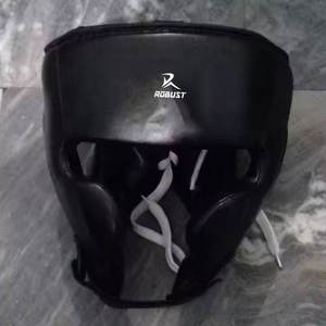 Protector de Cabeza Completo de Cuero Premium con Espuma Absorbente de Impactos y Correa Ajustable para Entrenamiento de Boxeo - Product Image 2