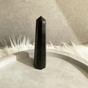 Tour de cristal de tourmaline noire naturelle à prix d'usine, pierre précieuse porte-bonheur, décoration d'intérieur, pointe de cristal, pierres de guérison, méditation - Product Image 6