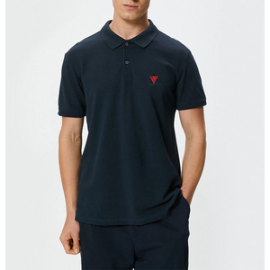 Camiseta de Cuello Redondo de Algodón Peinado de Alta Calidad, Color Liso, Moda 2026, Venta Caliente - Product Image 1