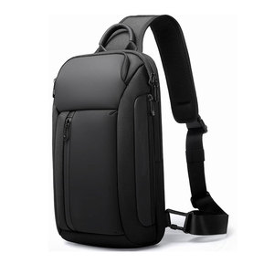 Factory Price Custom Logo New Men Crossbody Sling Bag Men Outdoor Zipper Style Multi Purpose Sling Bag - Product Image 1