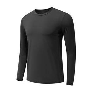 Camisetas de Secado Rápido para Hombre, Manga Larga, Cuello Redondo, Transpirables, para Invierno, en Oferta - Product Image 3