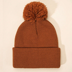 Gorro Unisex Blanco, 100% Poliéster, Tejido por Computadora, Color Sólido, Casual, de Invierno, con Bordado, para Adultos, Talla 48-50cm - Product Image 6