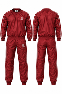 Custom <b>Men</b>’s Sauna <b>Suit</b> Sweat Training Tracksuit <b>Waterproof</b> Weight Loss Workout Pullover Jacket Pants Set OEM Fitness Wear - Product Image 4
