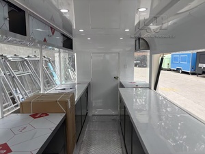 ACB Custom Winged Mobile Fast Food Trailer Multi-Functional Fiberglass Coffee Cart Food Truck with Size Color <b>Sticker</b> - Product Image 5