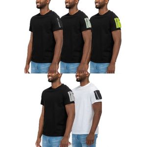 T-shirt da uomo in cotone a maniche corte - Product Image 1