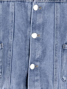 Veste en jean vintage pour homme, tendance, formelle, boutonnée, en toile délavée, imperméable, séchage rapide, service OEM ODM - Product Image 5