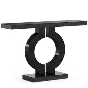 Consolle moderna a O con specchio, tavolo da divano con contenitore e scrivania d'ingresso - Product Image 6