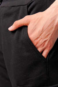 Pantalones Deportivos Cargo Negros de Moda para Hombre, Diseño Moderno con Múltiples Bolsillos, Corte Holgado, Estilo Urbano - Product Image 4