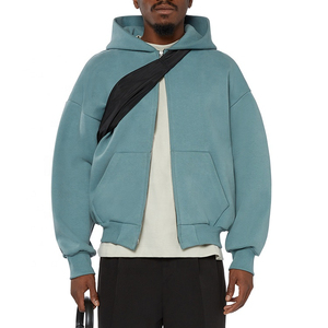 Sudadera con Capucha y Cierre para Hombre y Mujer, 100% Algodón, Gruesa, Ecológica, Transpirable, Informal, Deportiva, Estilo Urbano, Capucha Ajustable - Product Image 1