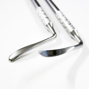 Élévateur gingival équin, ensemble de 2 pièces, acier inoxydable, outils vétérinaires pour la dentisterie équine, modèle SURGIGYNE International VI-DI - Product Image 5