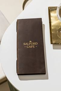 Porta Menús de Cuero Plegable de Alta Calidad para Restaurante, Cubierta Protectora para Cafetería, Duradera y Recargable, LMC-0073 - Product Image 2