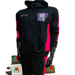 Sweatshirts pull-over unisexes surdimensionnés à capuche avec logo personnalisé imprimé Vêtements décontractés brodés confortables Commandes en gros - Product Image 1