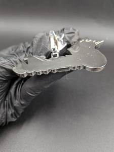 Colgante Personalizado con Nombre, Joyería Hip Hop con Moissanita, Letra Cursiva, Placa con Nombre en Forma de Corona - Product Image 2