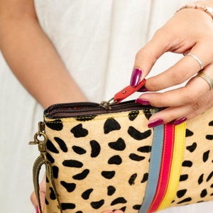 Bolso de mujer de cuero de estilo Vintage de lujo LW, monederos de vestido bohemios portátiles con un solo Mango para mujer, colección de invierno multicolor - Product Image 4