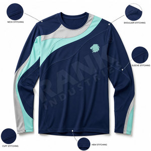 เสื้อเชิ้ตแขนยาวผู้ชาย แห้งเร็ว ระบายอากาศดี เหมาะสำหรับตกปลาและล่าสัตว์ ดีไซน์ยอดเยี่ยม รุ่นใหม่ล่าสุด เสื้อตกปลาผู้ชาย - Product Image 5
