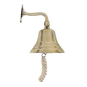 Traditional Brass Hanging Door Bell With Antique Decorative Finish And Elegant Artistic Craftsmanship Details - Product Image 4