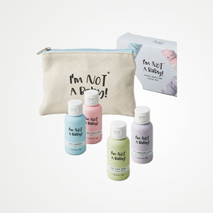 Nettoyants coréens pour la peau I'm Not a Baby Travel Trial Kit 40ml et Nettoyant visage pour enfants 150ml - Ensemble fabriqué en Corée - Product Image 4