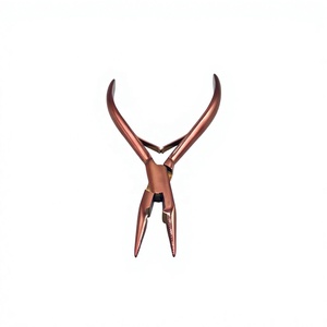 Rose Gold Plasma Hair Extension <b>Plier</b> Stainless Steel Hair <b>Pliers</b> For Micro Links Beads <b>Tool</b> Hair Extension Installation <b>Pliers</b> - Product Image 6