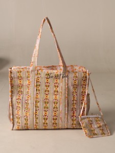 Assorted Mix Color Cotton Tote <b>Bag</b> - Eco-Friendly <b>Boho</b> Reusable Shopper Handbag - Product Image 1