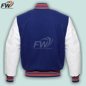 Chaqueta Varsity de Lana y Lona de Alta Calidad con Logotipo Personalizado para Hombre, Transpirable, Estilo Casual de Invierno, Colores Personalizables - Product Image 2