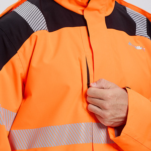 Vêtements de travail haute visibilité pour hommes, ensemble de vêtements de sécurité réfléchissants, fabricant OEM, fournisseur d'étiquettes privées pour hommes - Product Image 5