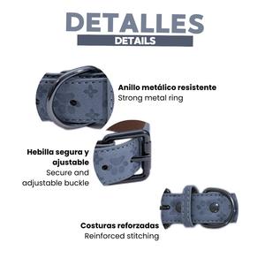 Collare per Animali Domestici Yommy in Ecopelle con Chiusura di Sicurezza per Cani e Gatti - Product Image 5