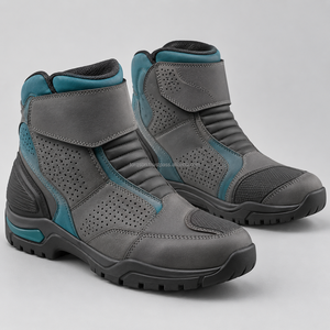 Bottes de moto unisexes imperméables, chaussures de moto, protection renforcée de la cheville, antidérapantes, durables, séchage rapide - Product Image 4